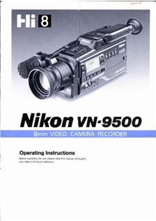 Nikon VN 9500 manual. Camera Instructions.